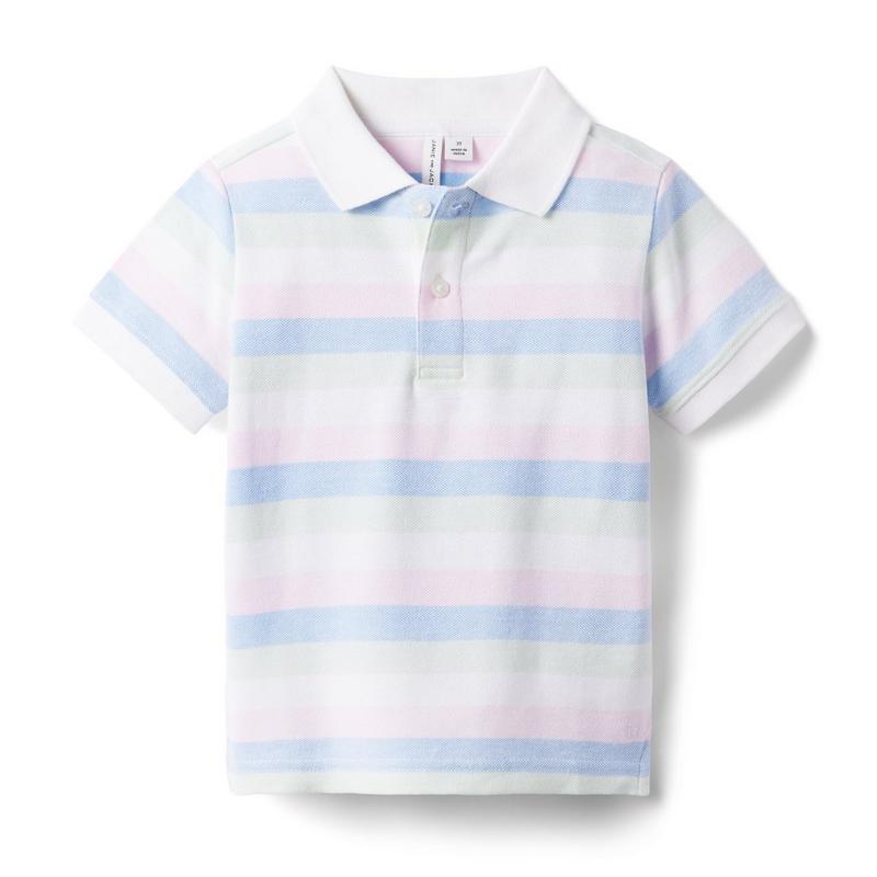 The Classic Striped Pique Polo - Janie And Jack